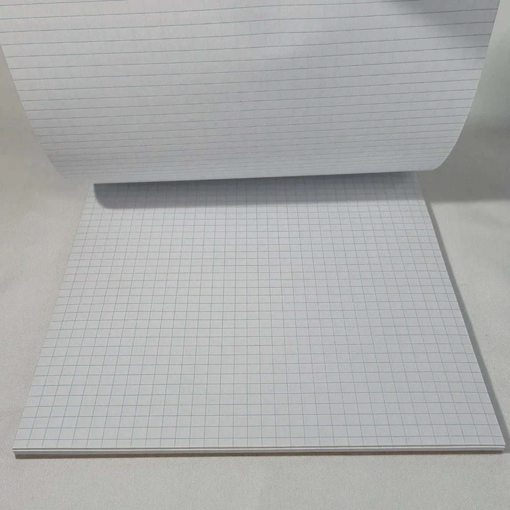Ampad Gold Fibre Planning Pad Quad Ruled Front Narrow Ruled Back White 80 Sheets
